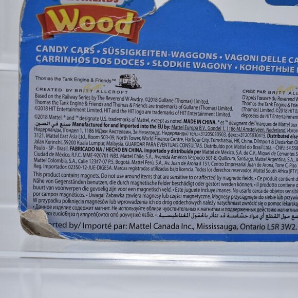 Thomas & Friends Real Wood Candy Cars Sodor Sweet Shoppe CARAMEL N GUMDROP 2018 - Picture 13 of 13